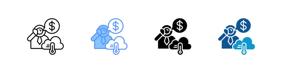 Forecasting Multi Style Icon Sheet
