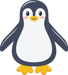 penguin with ice cream