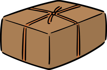 Illustration of parcel box