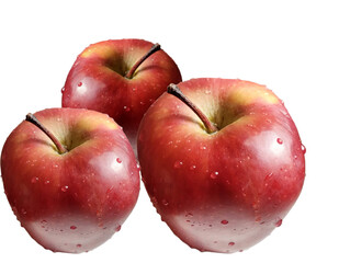 red apple transparent png image isolated