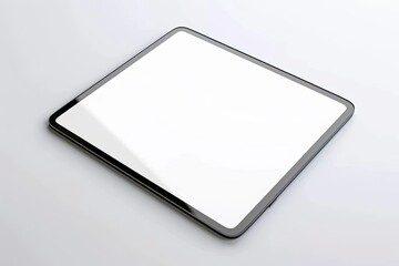Realistic Tablet Device Isolated on White BackgroundFit Element for Electronic Scenes Project
