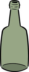Illustration of glass bottle