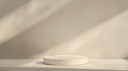 Beige, gold tone color background with small podium, 골드, 베이지, 화이트, 단상, 포디움 05