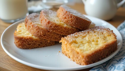 Soft Butter Cake with Milk – Perfect Breakfast Pairing