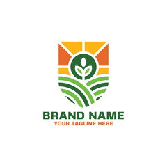 Modern agro farm logo creation, Professional agriculture logo design