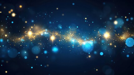 Obraz premium Abstract glowing particles design, background