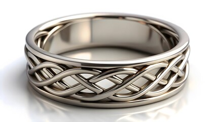 Celtic Knotwork Wedding Band