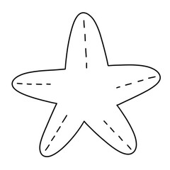 Starfish doodle