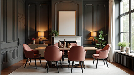 Fototapeta premium dining room with table
