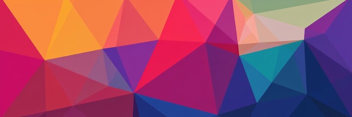 Bold geometric design featuring interlocking triangles in a modern color palette, abstract, modern, colorful