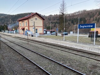 PKP Stacja Kolejowa Żegiestów © Maciej G. Szling