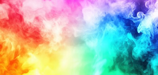 Abstract watercolor-like holographic surface with luminous rainbow tones, creating a soft and elegant pastel gradient effect