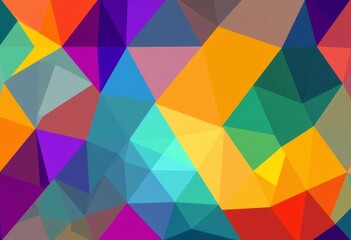 Fototapeta premium Abstract art deco geometric triangle pattern, seamless repeat , textile, ivory