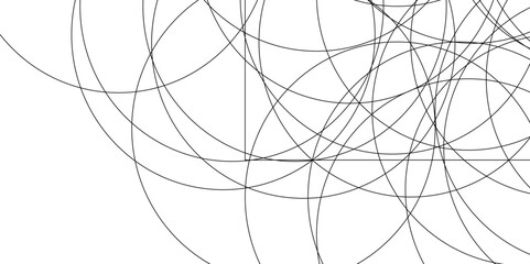 Obraz premium abstract gradient circle line white background