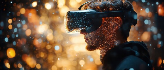 Human Brain Connected to Digital Neural Interface Through Virtual Experience