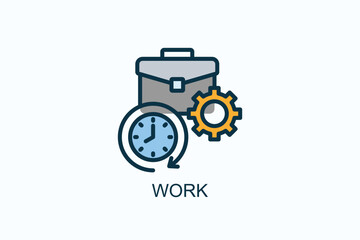 Work Icon Or Logo Isolated Vector Illustration