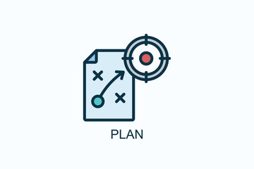 Plan Icon Or Logo Isolated Vector Illustration