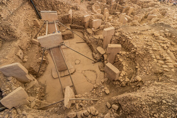 Ruins of Gobekli Tepe archaeological site, Turkey © Matyas Rehak