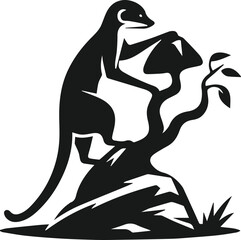 meerkat animal vector