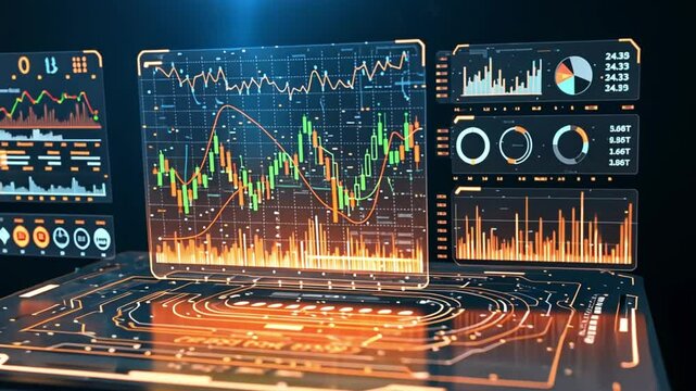 Stock ticker Financial trading Investment display screen
25031627