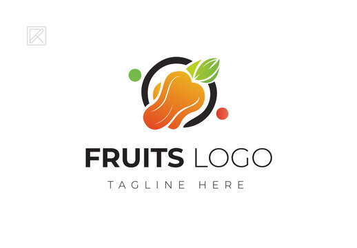Fruits Logo Design Template
