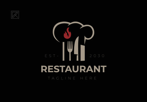 Restaurant Hat Logo Design