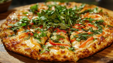 Vietnamese Style Rice Paper Pizza