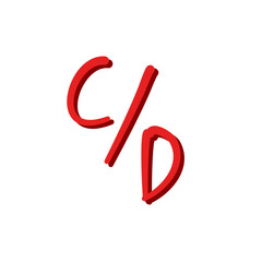 Exam score hand drawn
