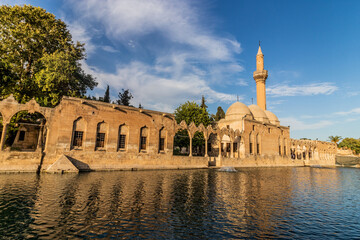 Balikligol (Pool of Abraham) and Rızvaniye Mosque in Sanliurfa, Turkey