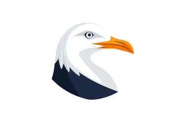 Obraz premium A white background with a bird on it