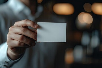 Flawless Image of Man Pulling Out Business Card