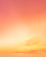 Obraz premium Stunning Sunrise Sky Gradient with Soft Clouds