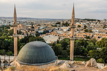 Naklejka premium Mevlid Halil mosque in Sanliurfa, Turkey