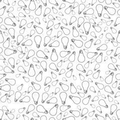 light bulb Print design seamless