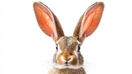 Obraz premium adorable rabbit close up portrait