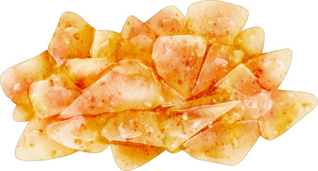 watercolor tortilla