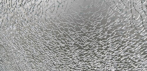 A piece of broken glass 