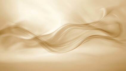 Obraz premium Abstract Flowing Beige Background Design