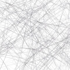 A complex visual artwork featuring intersecting lines and patterns