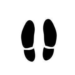 Human footprint illustration
