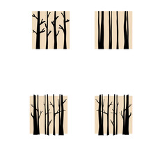 tree, forest, Print