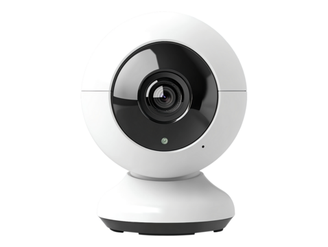 Internet webcam isolated on transparent background