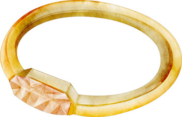 watercolor wedding ring