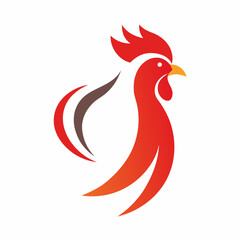 rooster vector illustration
