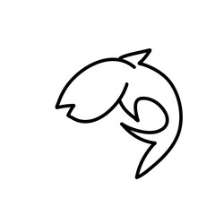 Fish line icon
