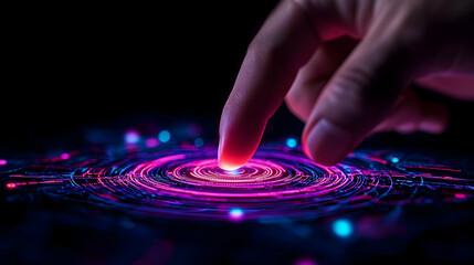 Finger Touching Digital Interface