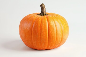 Obraz premium Perfect autumn pumpkin for Halloween and Thanksgiving seasonal décor.