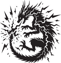 dragon vector illustration