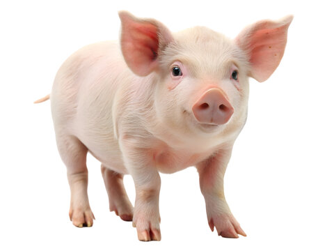 pig isolated on a transparent background