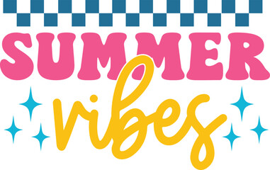 Retro Summer T-Shirt Design - hello Summer, Summer Vector T shirt SVG